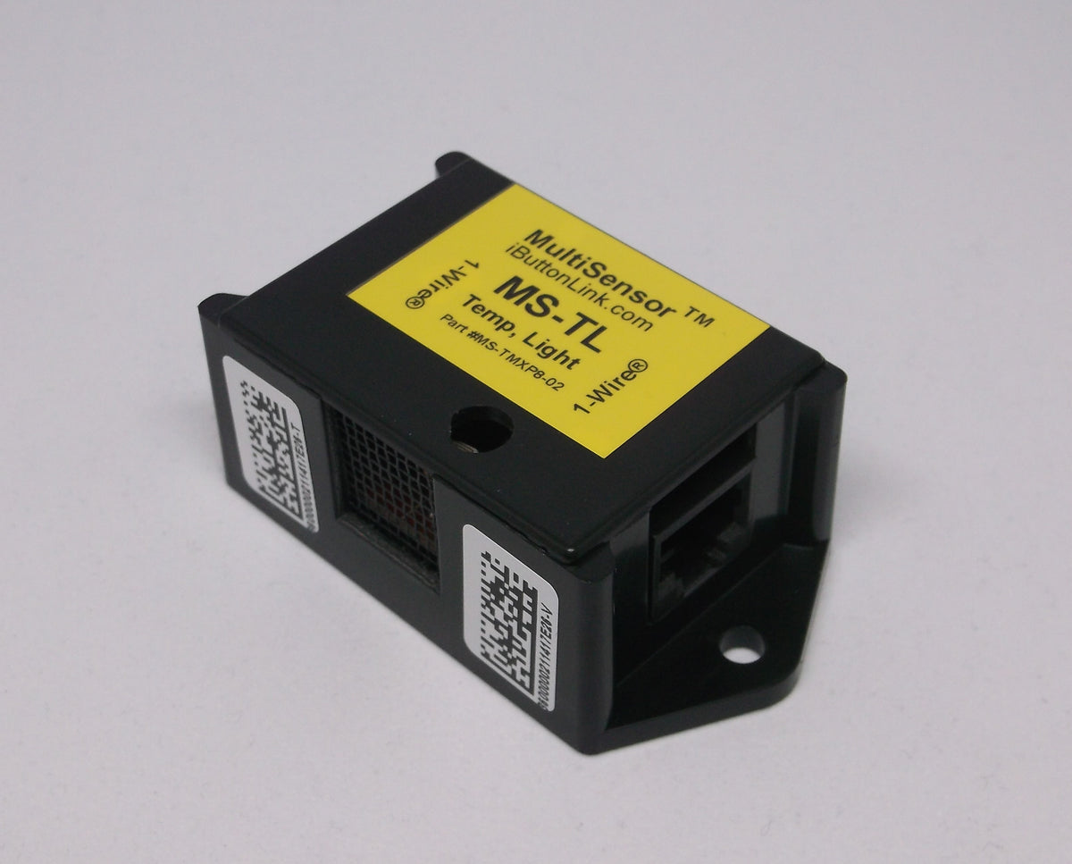 MS TL Temperature and Light Level Sensor Black Case